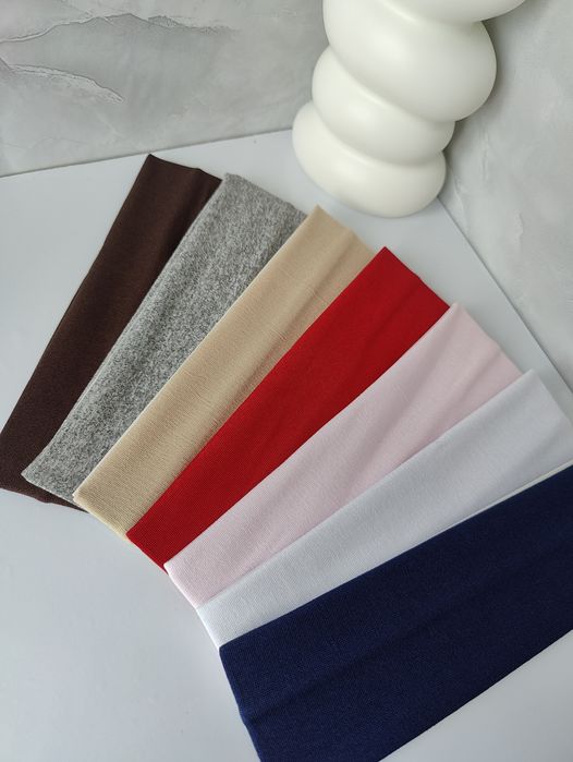 Еластичні широкі пов'язки для волосся