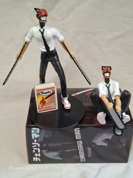 Фигурки Человек бензопила Денджи Дэндзи Denji chainsaw man Денжи