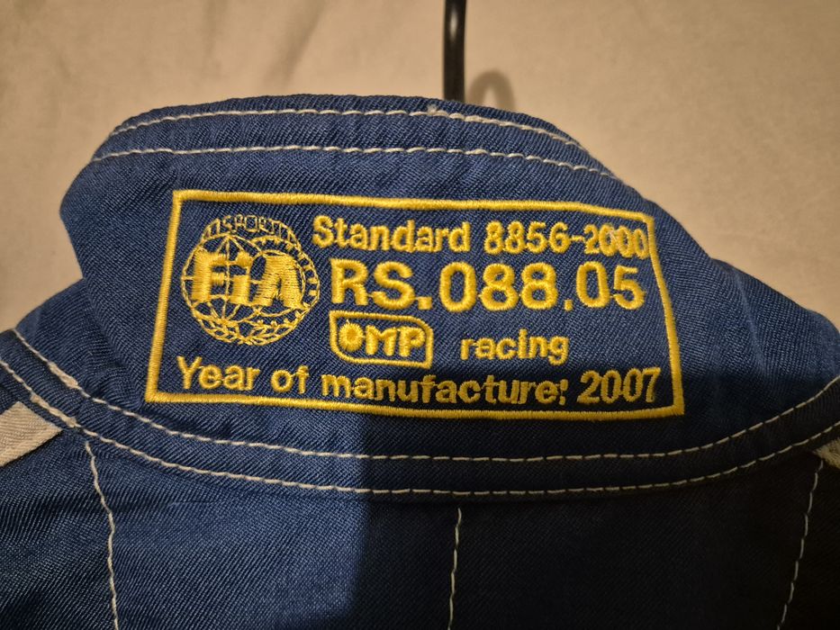 Kombinezon FIA 8856-2000 OMP rajdowy wyścigowy