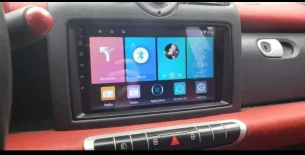 Rádio Android 13 com GPS Smart fortwo W451 (Artigo Novo)