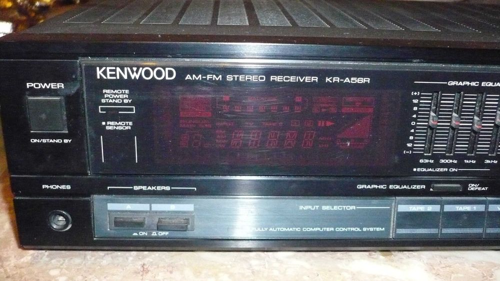 Amplificador - Recetor - Rádio Kenwood KR-A56R