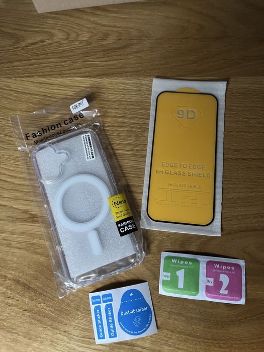 ETUI IPhone 17 | Szkło Hartowane H9 + Akcesoria do montażu