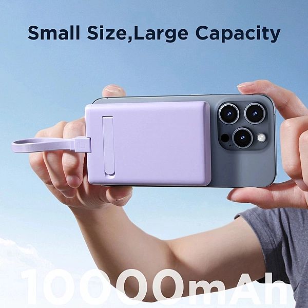 Powerbank Joyroom JR-PBM01 magnetyczny 10000mAh 20W z podstawką + kabe
