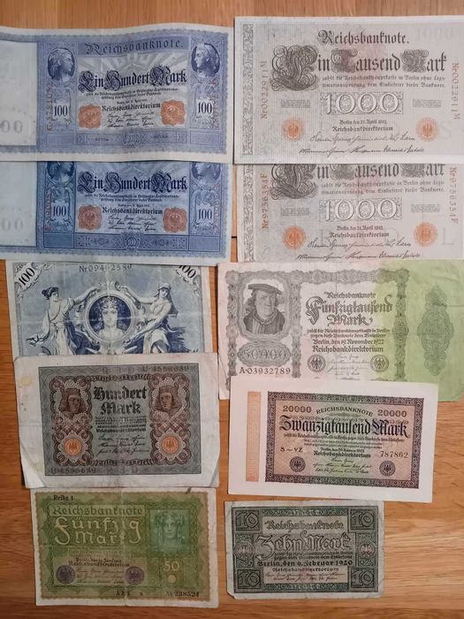 Sprzedam banknoty z Niemiec