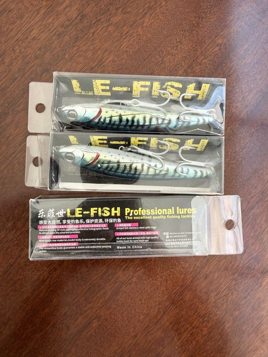 LE‑FISH Minnow Azul/Prata – Novos e Selados