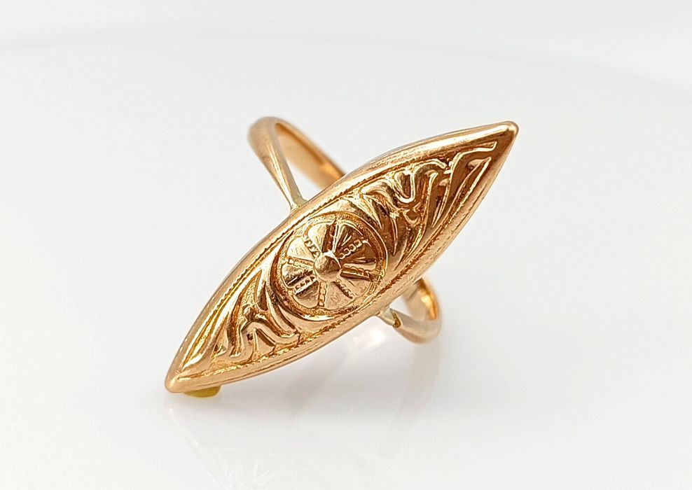 Золотое кольцо "Маркиз" 583