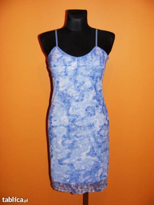 Zjawiskowa sukienka z koronki, koronkowa 38, M