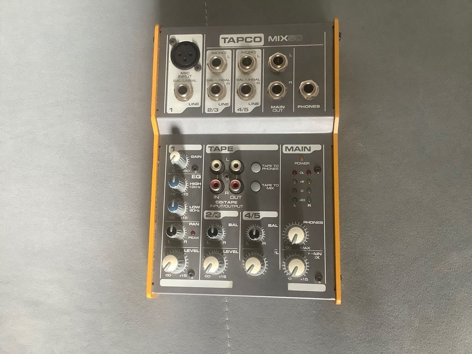 Mikser analogowy Tapco Mix50 audio sprawny