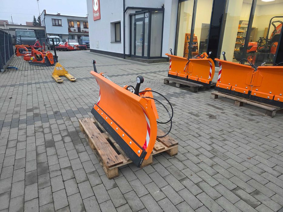 Pług śnieżny hydrauliczny SL-H 150 (150 cm 1,5m)  Lemiesz gumowy – LED