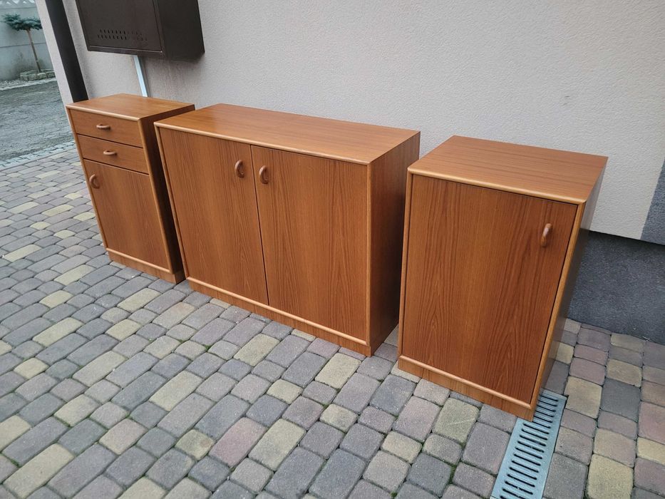 Tekowe Duńskie Szafki Meble Drewniane