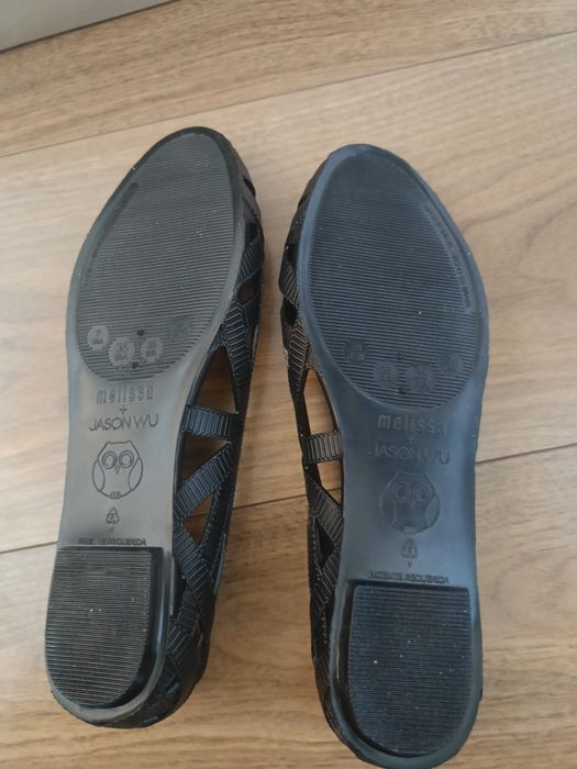 Baleriny Melissa Jean Jason Wu czarne nowe oryginalne  rozmiar 38