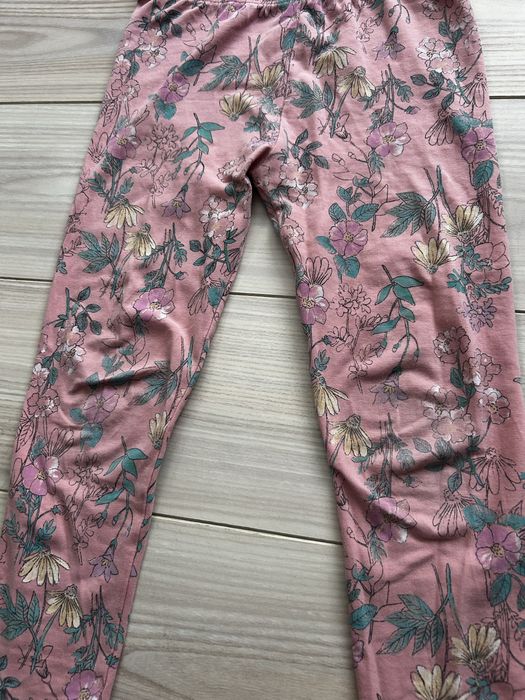 Legginsy w kwiatki 122 Tu