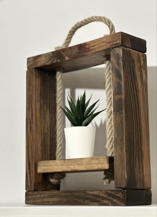 Suporte rustico para plantas