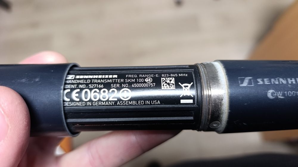 Радіомікрофон, радіосистема  Sennheizer ew100 g3 835