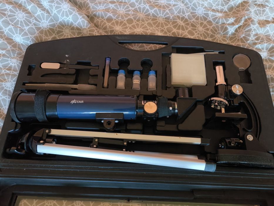 Astar Zestaw Edukacyjny XWJ Teleskop + Mikroskop