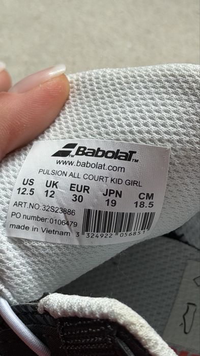 дитячі тенісні кросівки Babolat Pulsion All Court