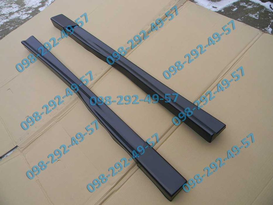 Спойлер накладки на пороги Mazda 3 2003-2008 седан хетчбек Мазда БК