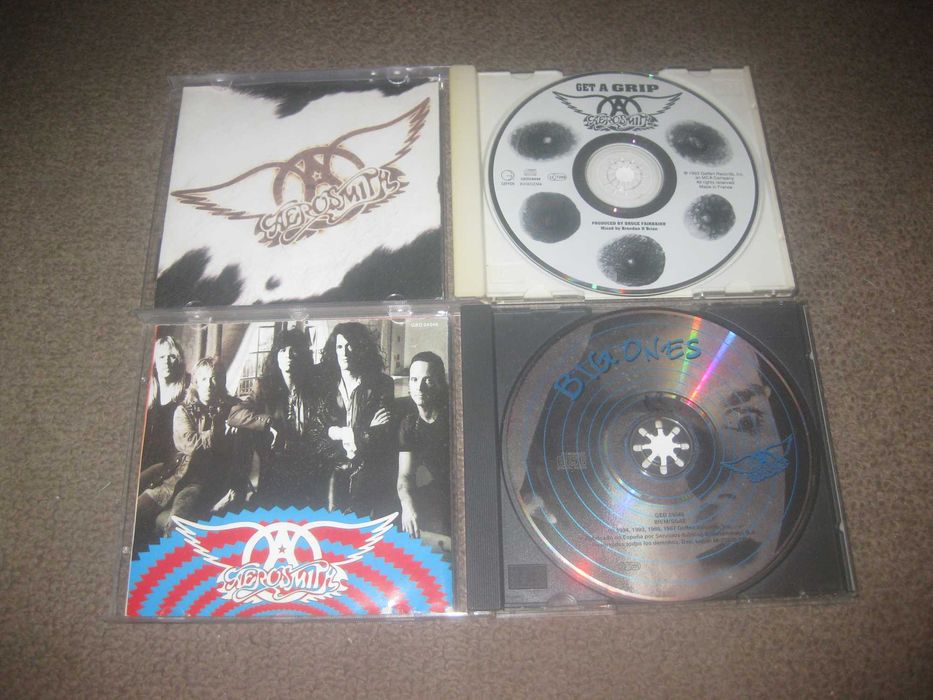 3 CDs dos "Aerosmith"