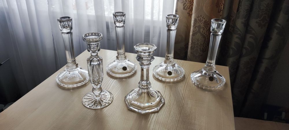 Подсвечник  хрусталь хрустальний