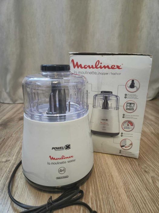 Rozdrabniacz elektryczny do warzyw i owoców Moulinex, 1000W, Nowy