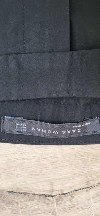 Spodnie eleganckie cygaretki chinosy Zara S