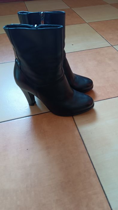 Buty, botki skórzane r. 38
