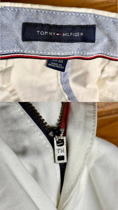 Стильні чінос Tommy Hilfiger Оригінал M-L білі