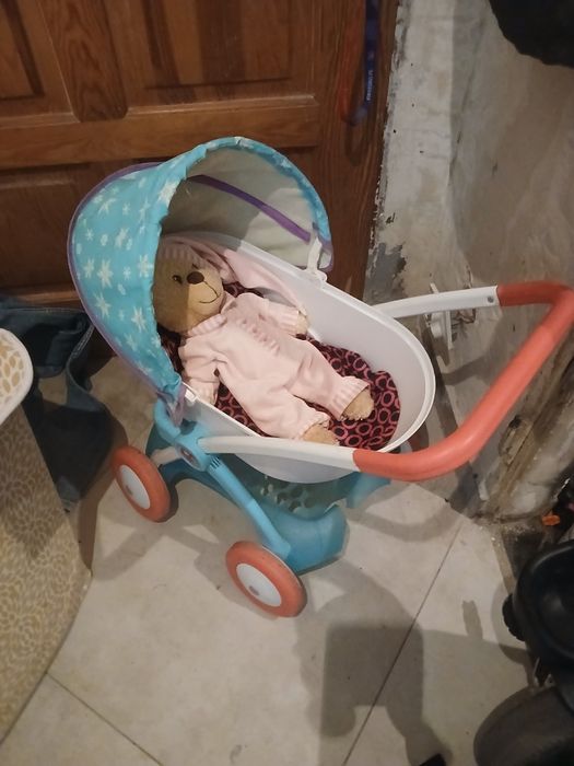 wózek dla lalek Smoby Disney Kraina Lodu, głęboka gondola