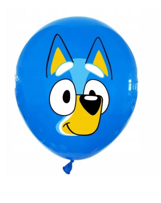 Balony urodzinowe zestaw balonów Bluey Blue komplet 10szt Bimgo
