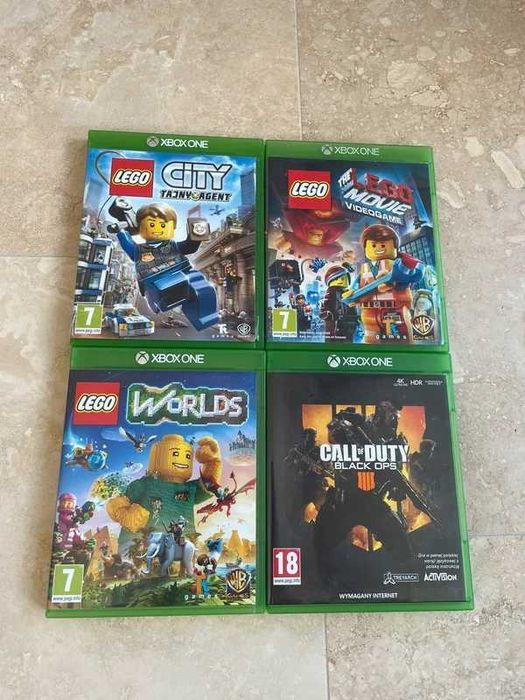 Gry na Xbox one : Lego City undercover , Lego Worlds , Lego movie, call of duty black ops 6