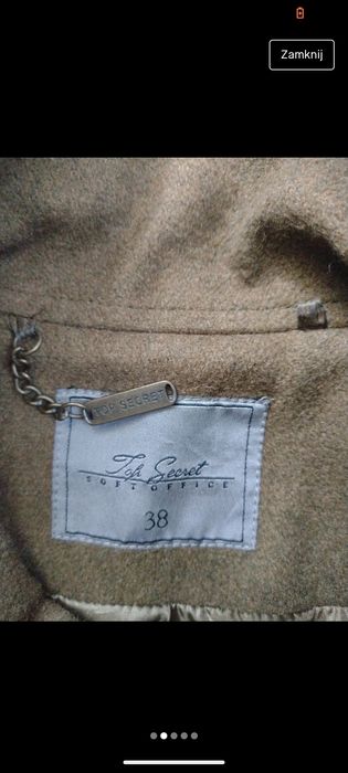 Płaszcz Jesionka Top Secret m 38 oficerski