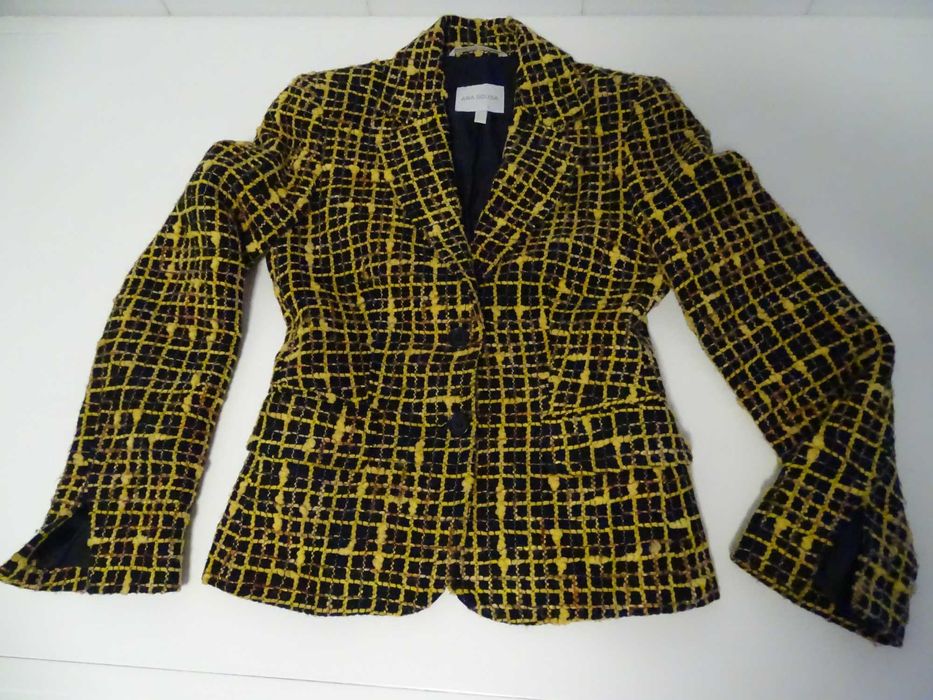Casaco curto (blazer) de xadrez Ana Sousa (NOVO)