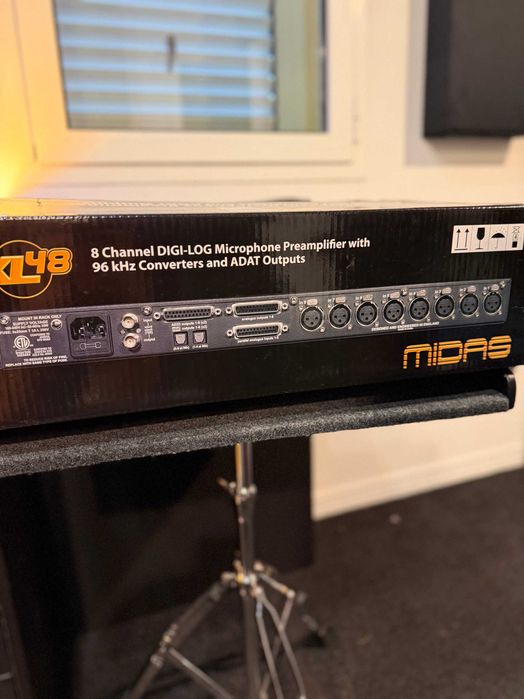 MIDAS XL48 - PRE-AMP Microfone - como NOVO!