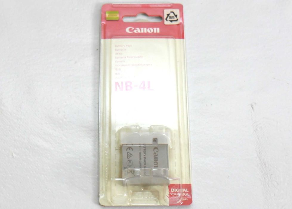 Bateria Canon NB-4L nova (selada)