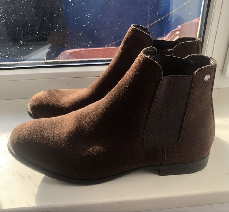 Черевики челсі чоловік 43-44 розмір демі натур замша бренд Jack&Jones