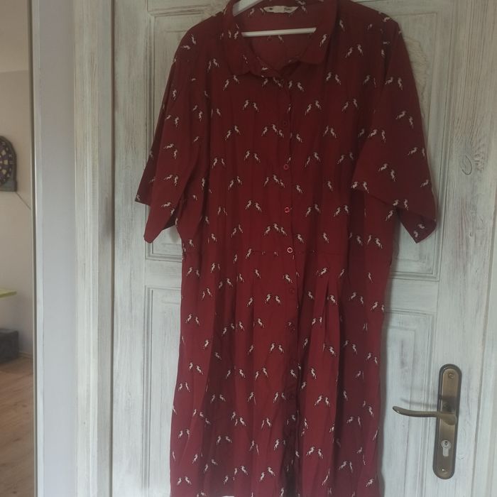 Sukienka maxi Yumi konie oversize