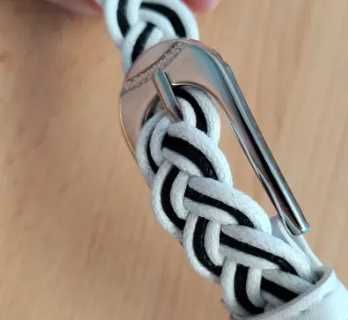 Pasek elegancki pleciony