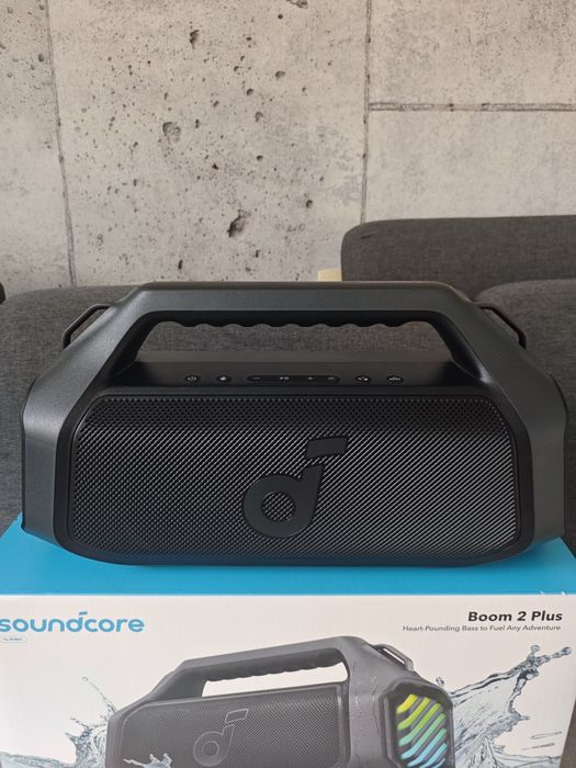 Potężny Głośnik Bluetooth Soundcore Boom 2 Plus (140W, IPX7) – Stan Idealny!