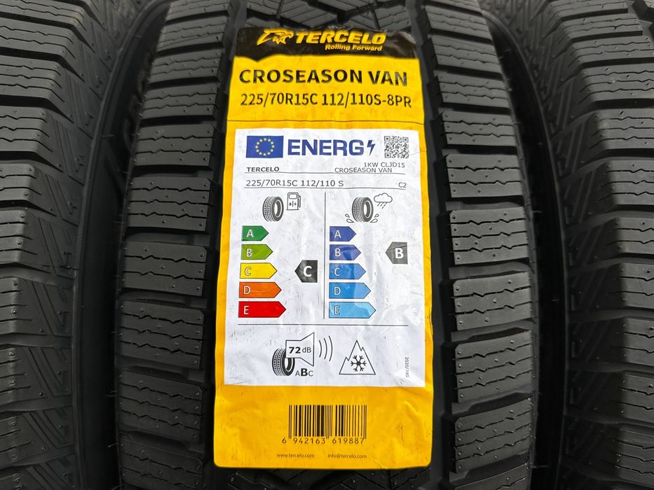 Шини 225/70 R 15C Tercelo Croseason Van. Нові колеса склад.