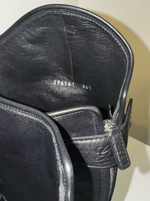 Жіночі кожані сапожки Gucci, оригінал розмір 36.5 на 37 теж норм