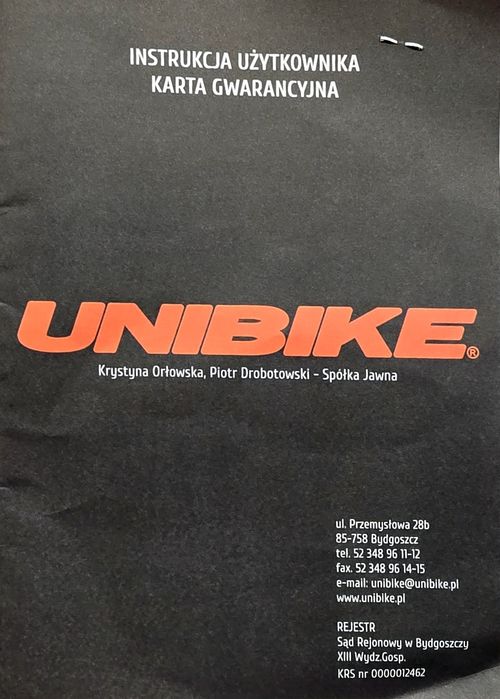 Rower unibike Stan bardzo dobry