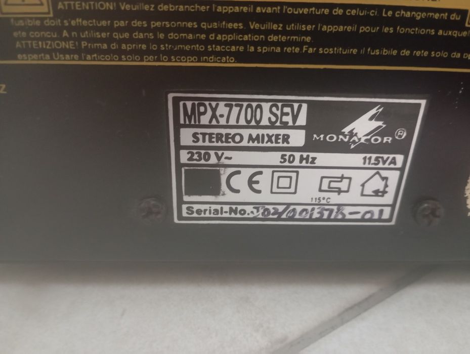 Mesa de mistura DJ