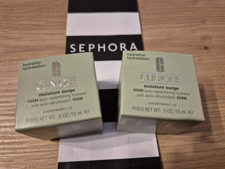 Hit!!! CLINIQUE Moisture Surge 100H 2 x 15 ml krem kremy nawilżające