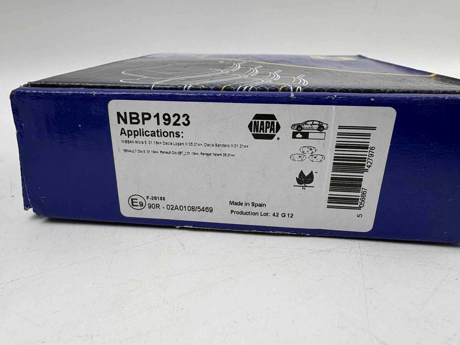 Napa klocki hamulcowe NBP1923 przód