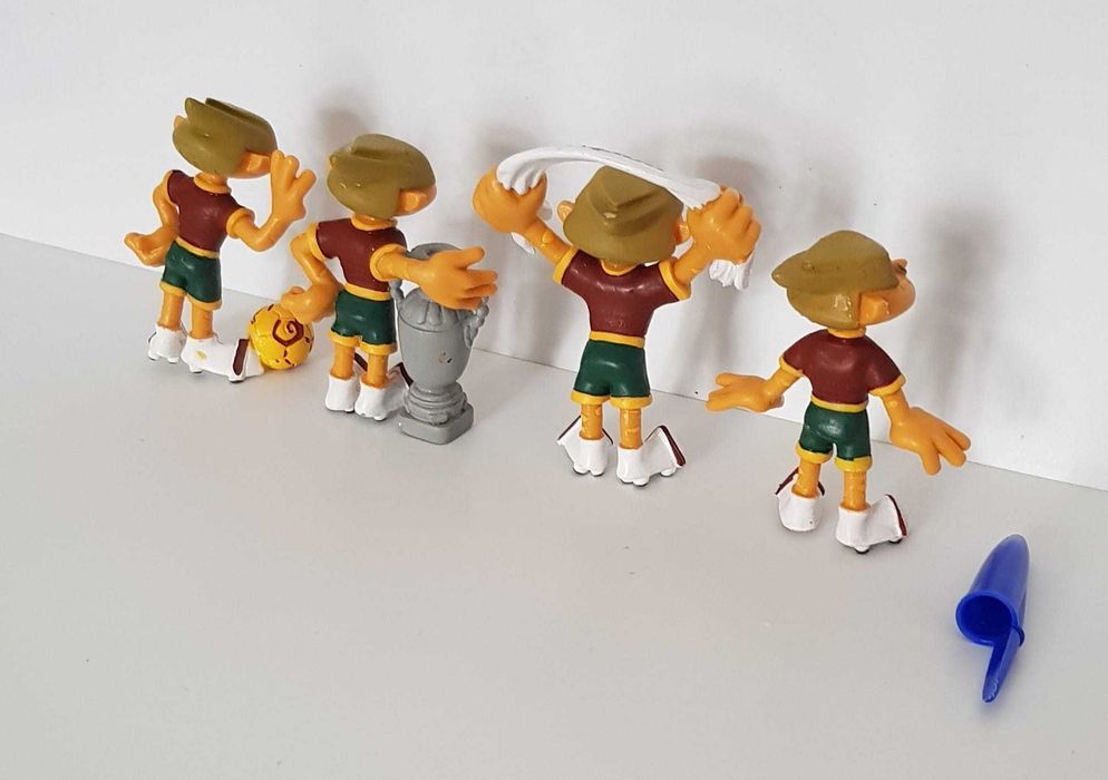 Figuras PVC - Kinas EURO 2004 (6 cm) - Coleção completa