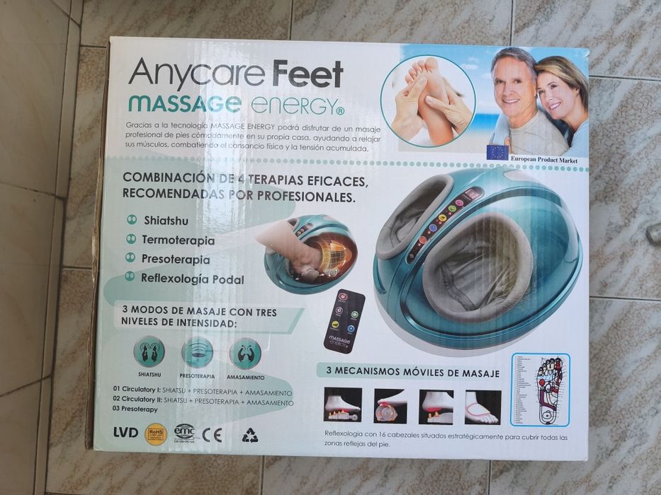 Massajador de Pés Anycare Feet Massage - NOVO EM CAIXA