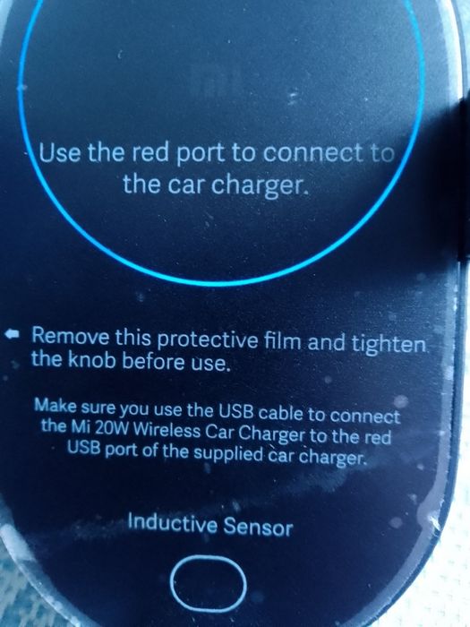 Автомобільна зарядка тримач смартфону безконтактна Xiaomi нова.