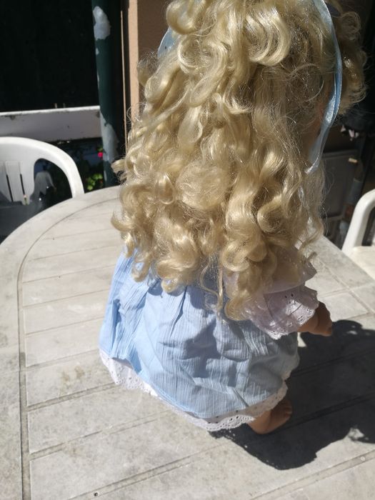 Boneca grande peça vintage super rara e real