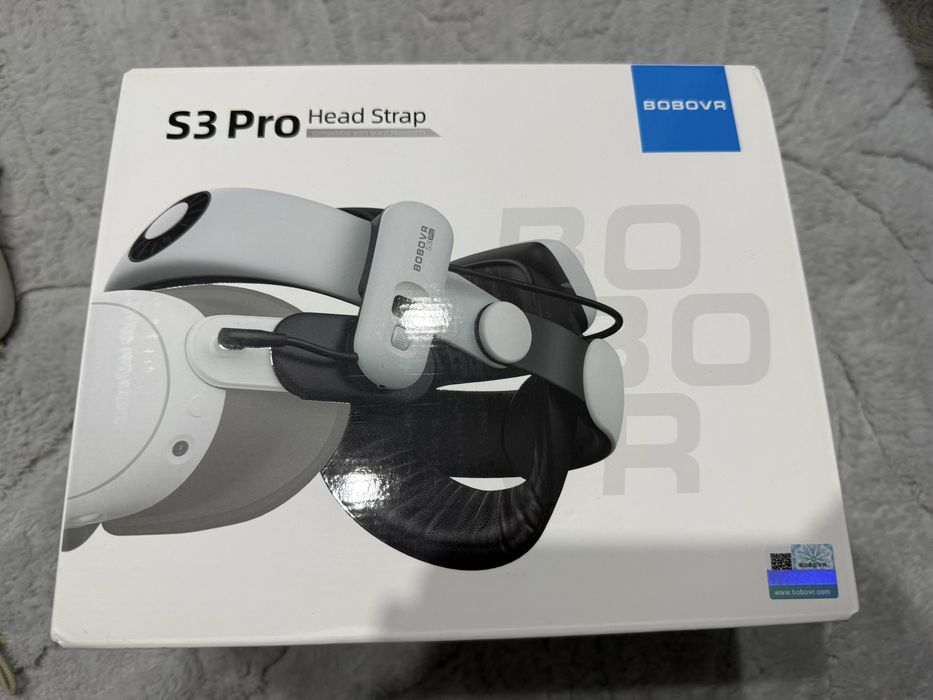 Meta Quest 3 128GB + BOBOVR S3 Pro B100 10000mAh | Bardzo dobry stan