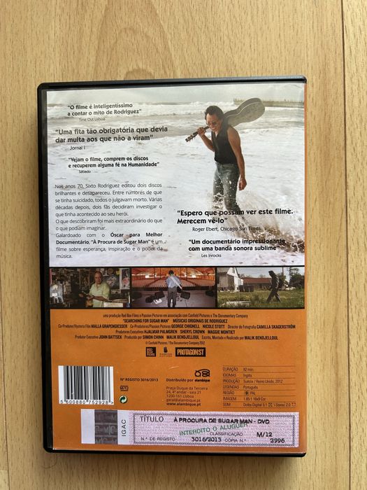 DVD “À Procura de Sugar Man”